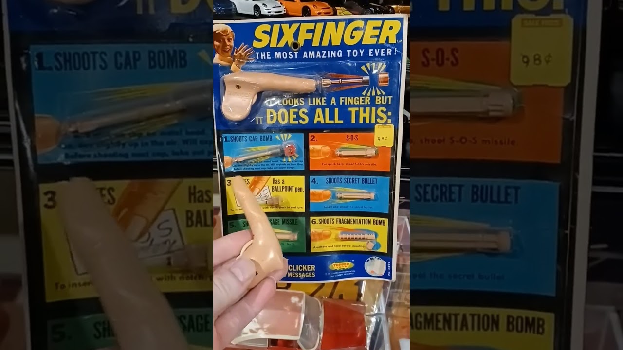 1965 SIXFINGER Spy Toy from Topper #vintagetoy #vintagetoys #oldtoys #oldtoy #pedal2metal_on_youtube