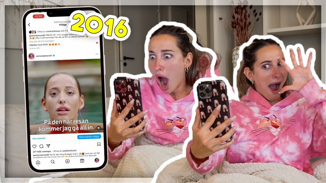 REAGERAR PÅ MINA FÖRSTA INSTAGRAM POSTS!!!