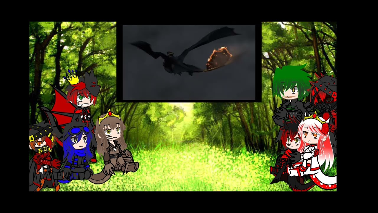 JP/JW Dino's React To Toothless From HTTYD | ⚠️ Warning ⚠️ | Lazy | Some Swearing | Cringe Kinda |