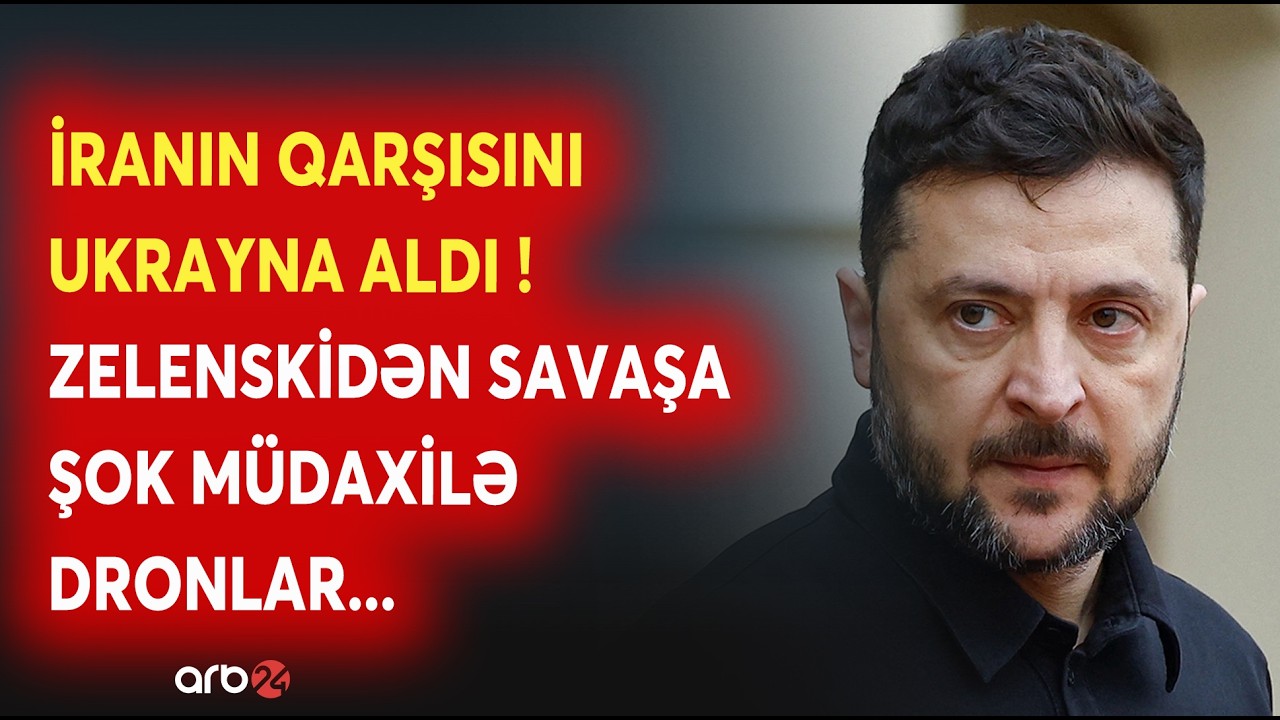 TƏCİLİ! Zelenskidən İrana ŞOKEDİCİ ZƏRBƏ: Ukrayna h&uuml;cumların qarşısını BELƏ ALDI - Dronlar.. - CANLI