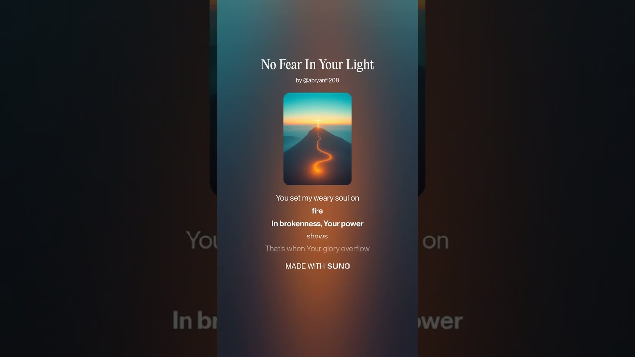 No Fear In Your Light
