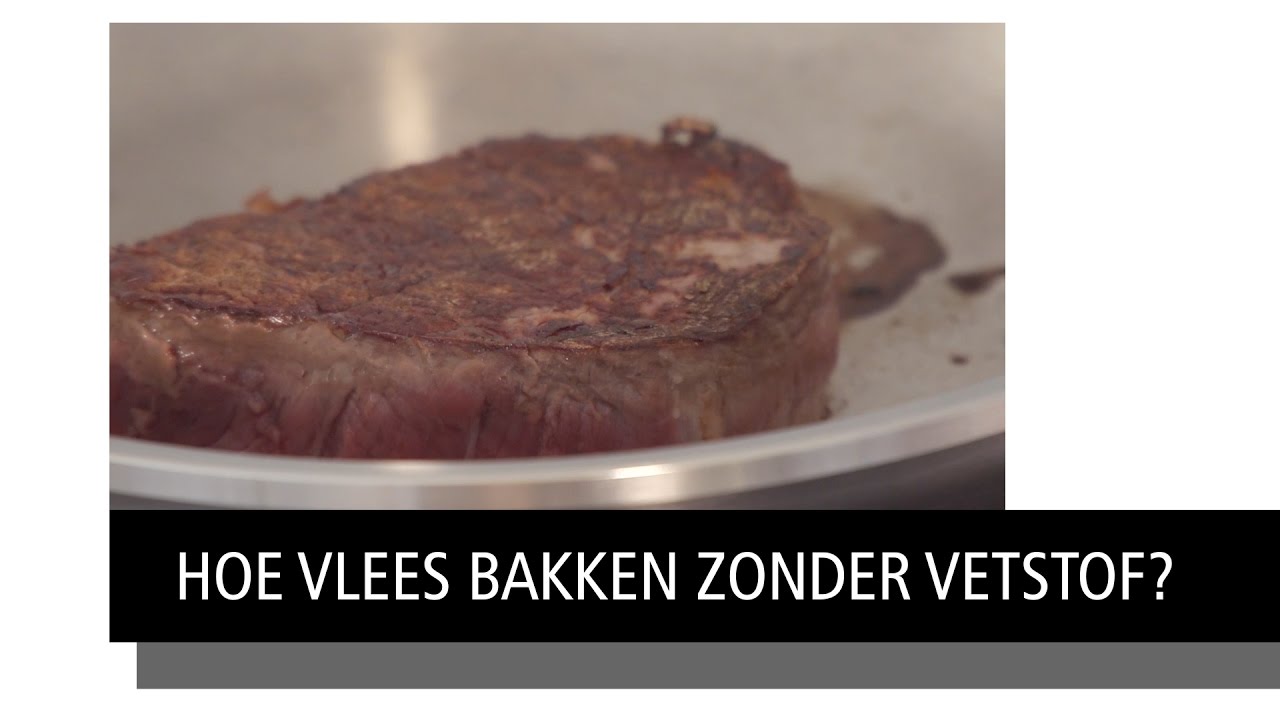 Vlees bakken in een RVS Bakpan zonder vetstof | Chef‑tips met Demeyere