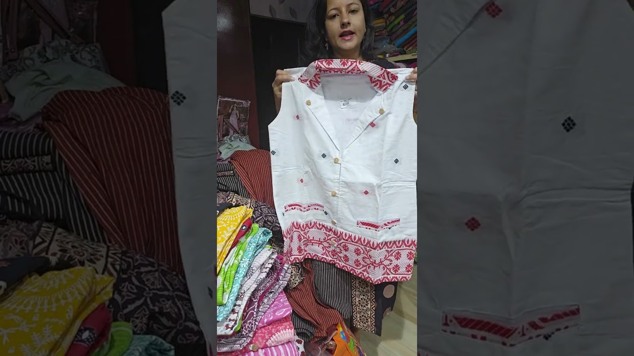 Ethnic 2pc set kurti with jacket|| pure cotton quality booking no.7001545016