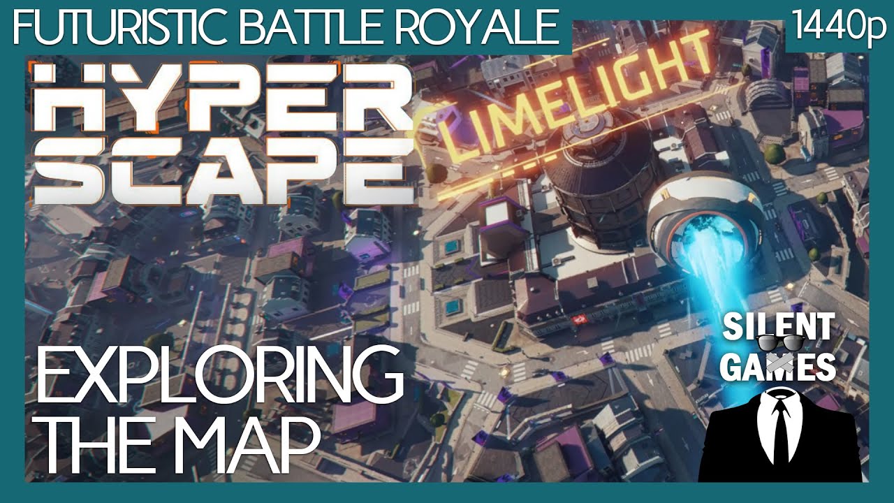 Hyper Scape - Exploring the Map PC Gameplay (No commentary) 1440p