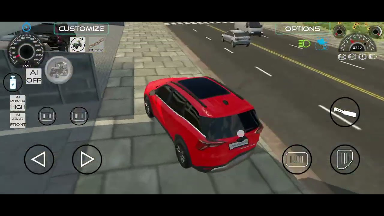 Car Simulator Game 🚙🔥 | Realistic Indian Car Driving Gameplay.!!#carsimulator  #mahaindra #trending