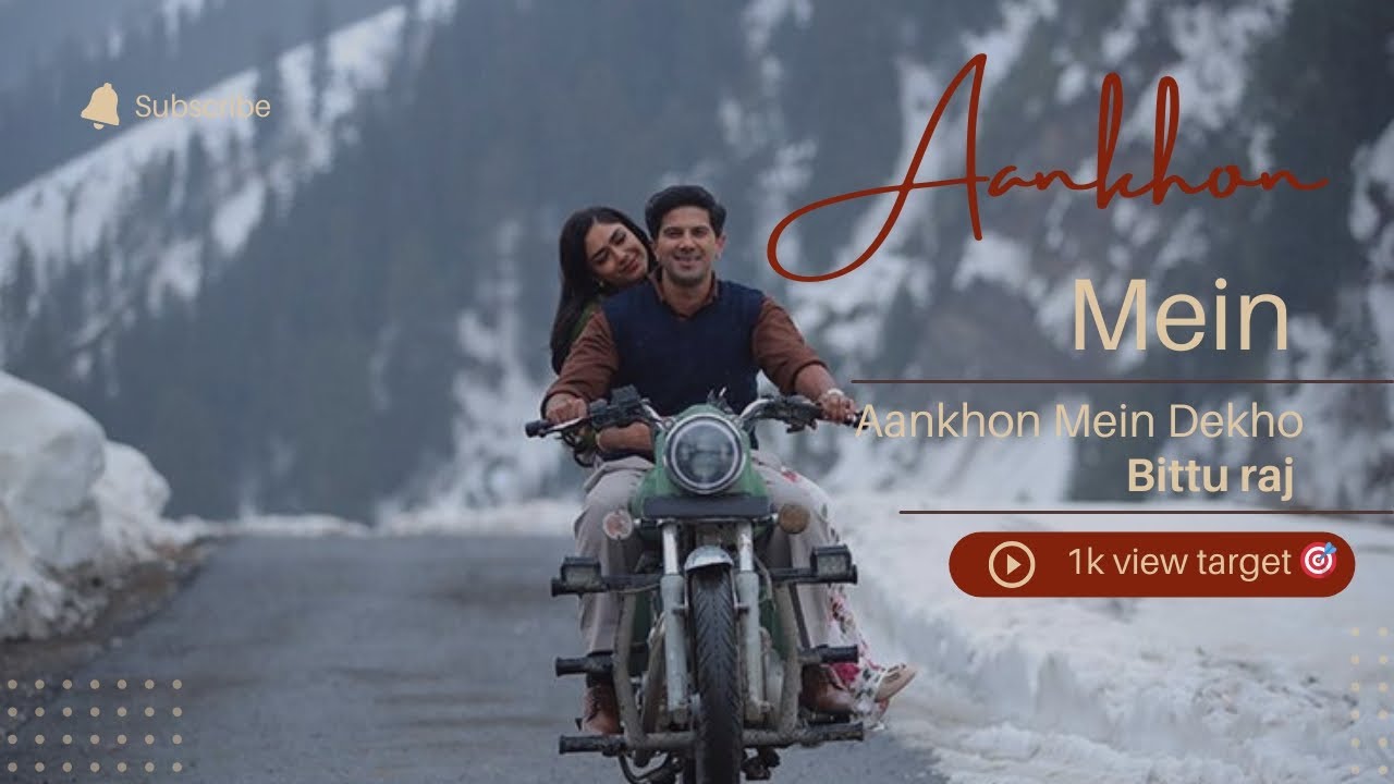 Aankhon Mein Dekho | Soft Hindi Indie Song | Bittu raj Style | Emotional Love Song #AnuvJainStyle