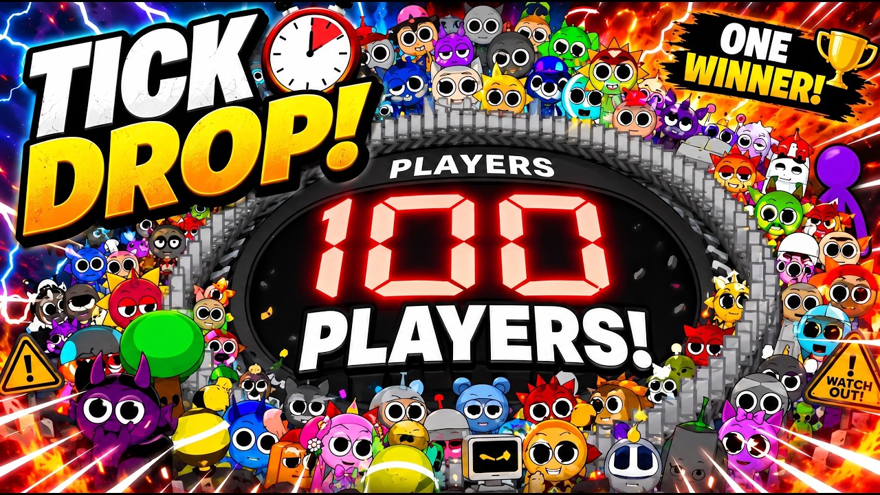 🔴LIVE 100 PLAYERS?! 😱 TICK DROP IS ABSOLUTELY INSANE!