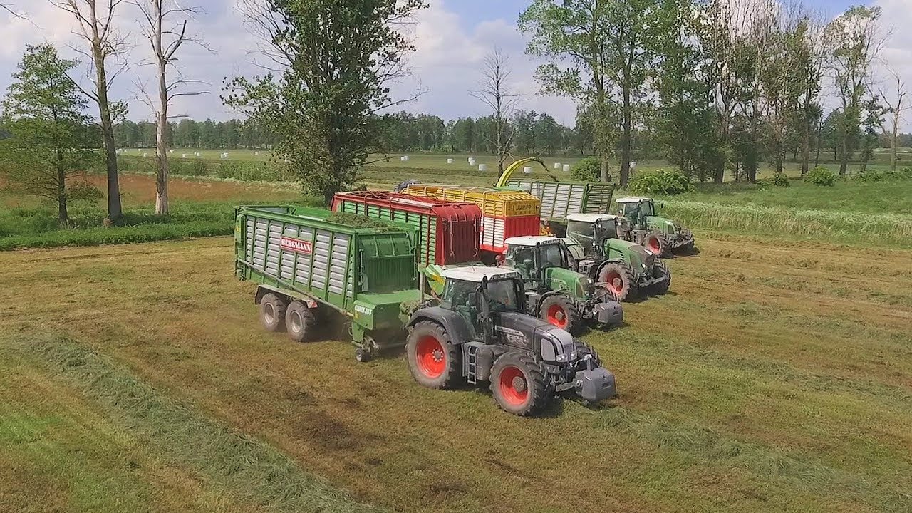 Wielki Zbiór traw na Podlasiu I UR.Rogowski I 8xFendt I JD I Bergmann I Sianokiszonka 2019