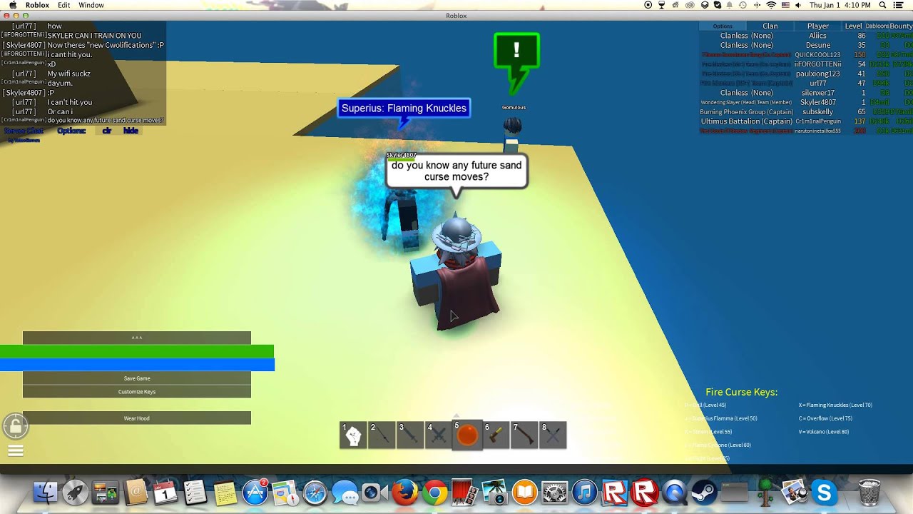 Roblox Online Fighting - GROWTH CURSE!!!!