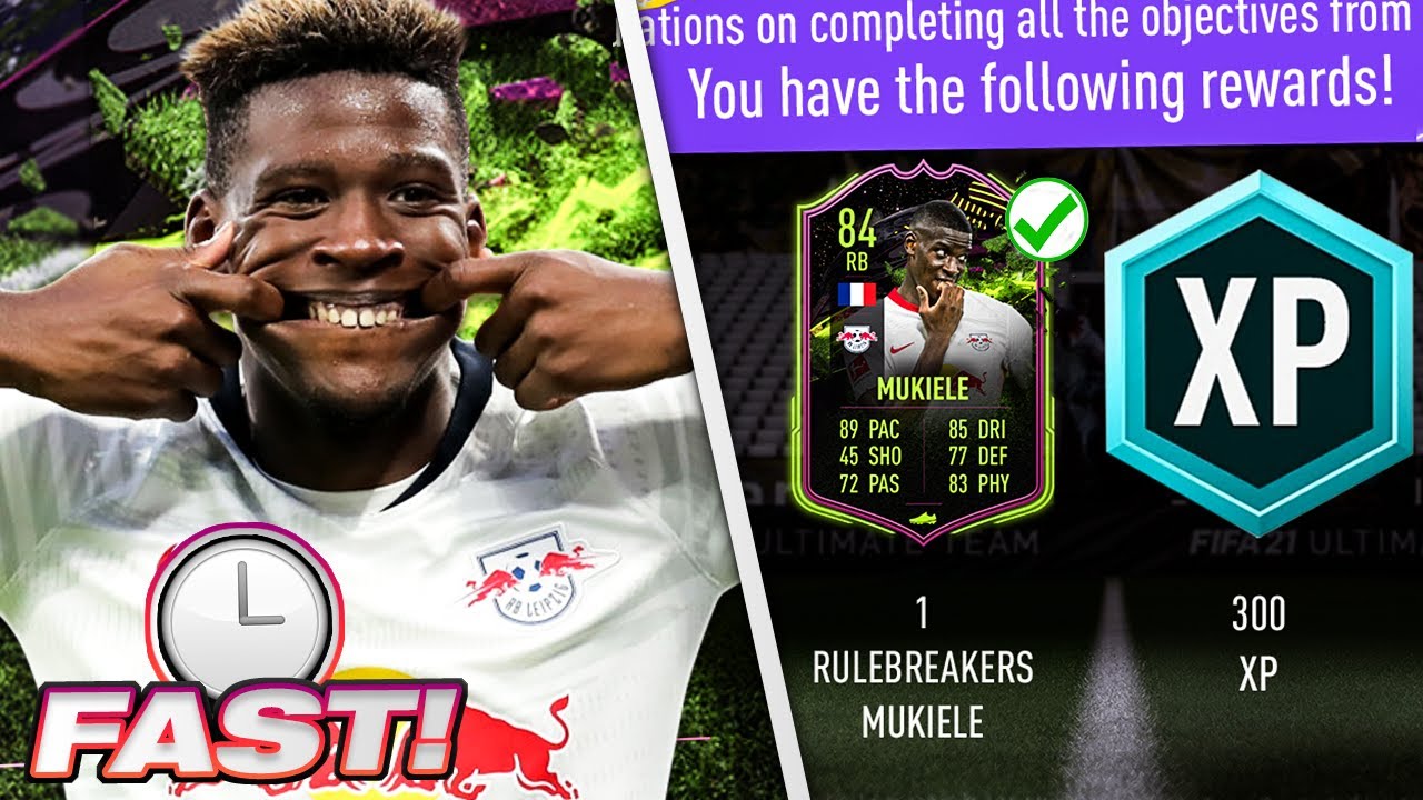 GET 84 RULEBREAKER MUKIELE QUICKLY! FIFA 21 OBJECTIVE GUIDE