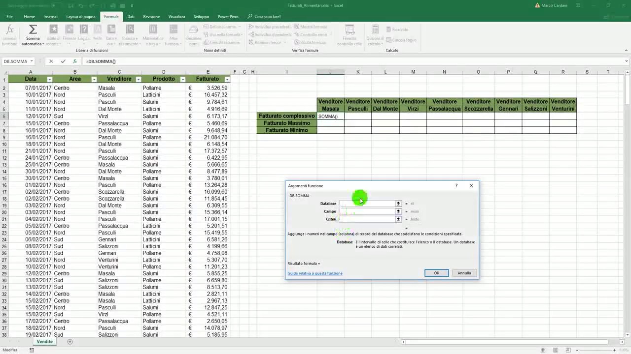 Le funzioni DB in Excel: cosa sono e a cosa servono