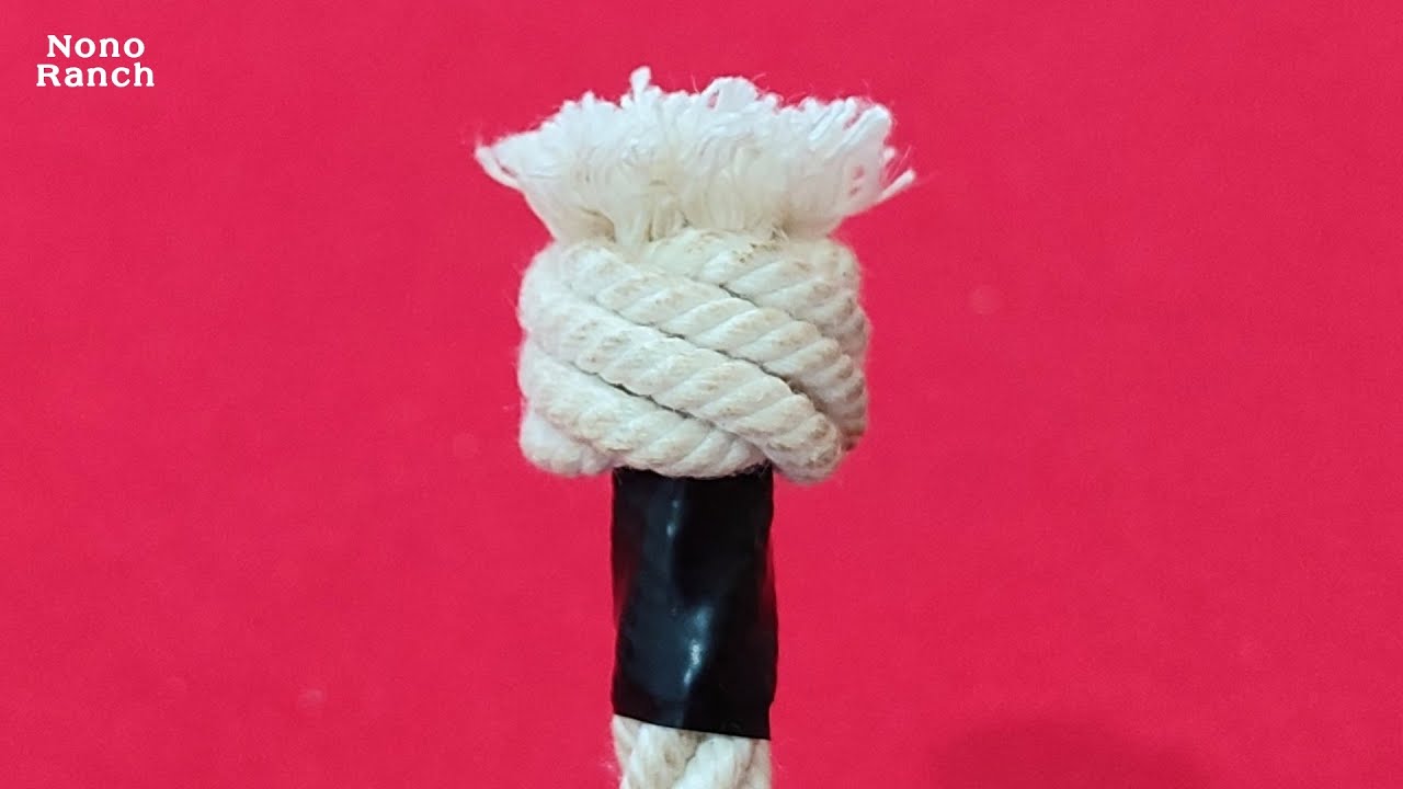 Cómo se hace el NUDO o BOTÓN COLA DE MARRANO