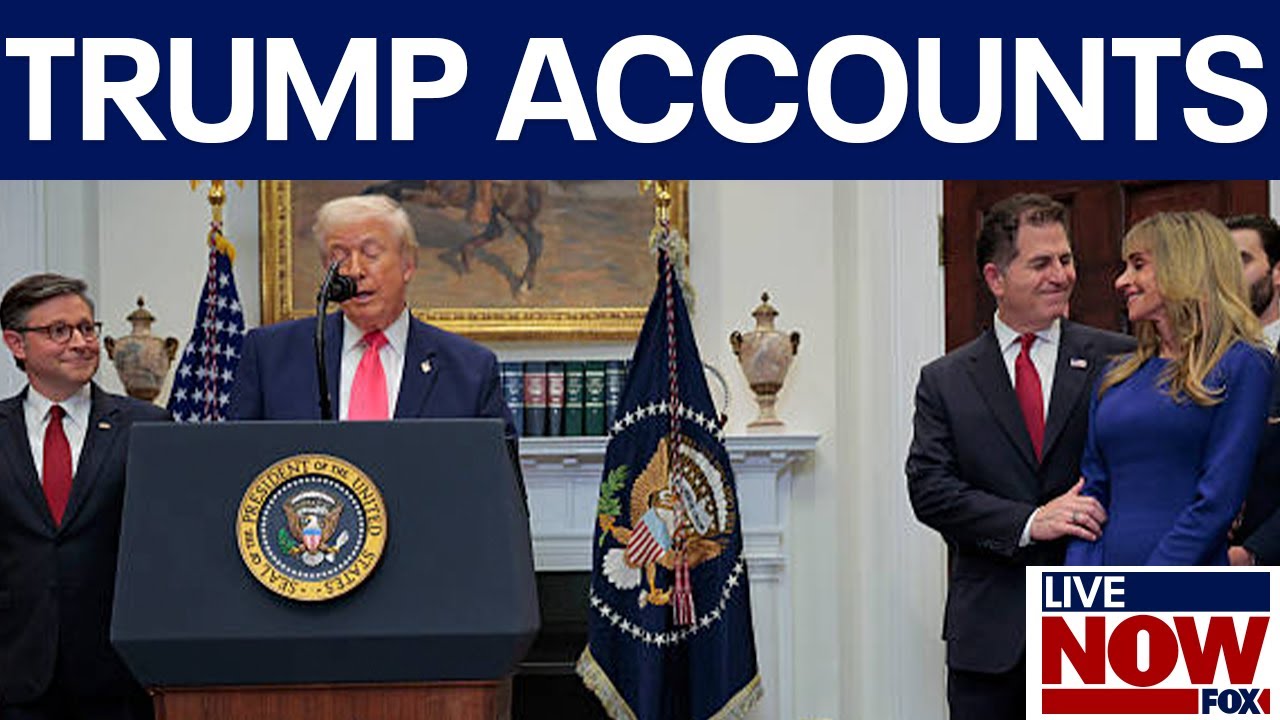 POTUS unveils $6.25B Dell pledge to “Trump Accounts”