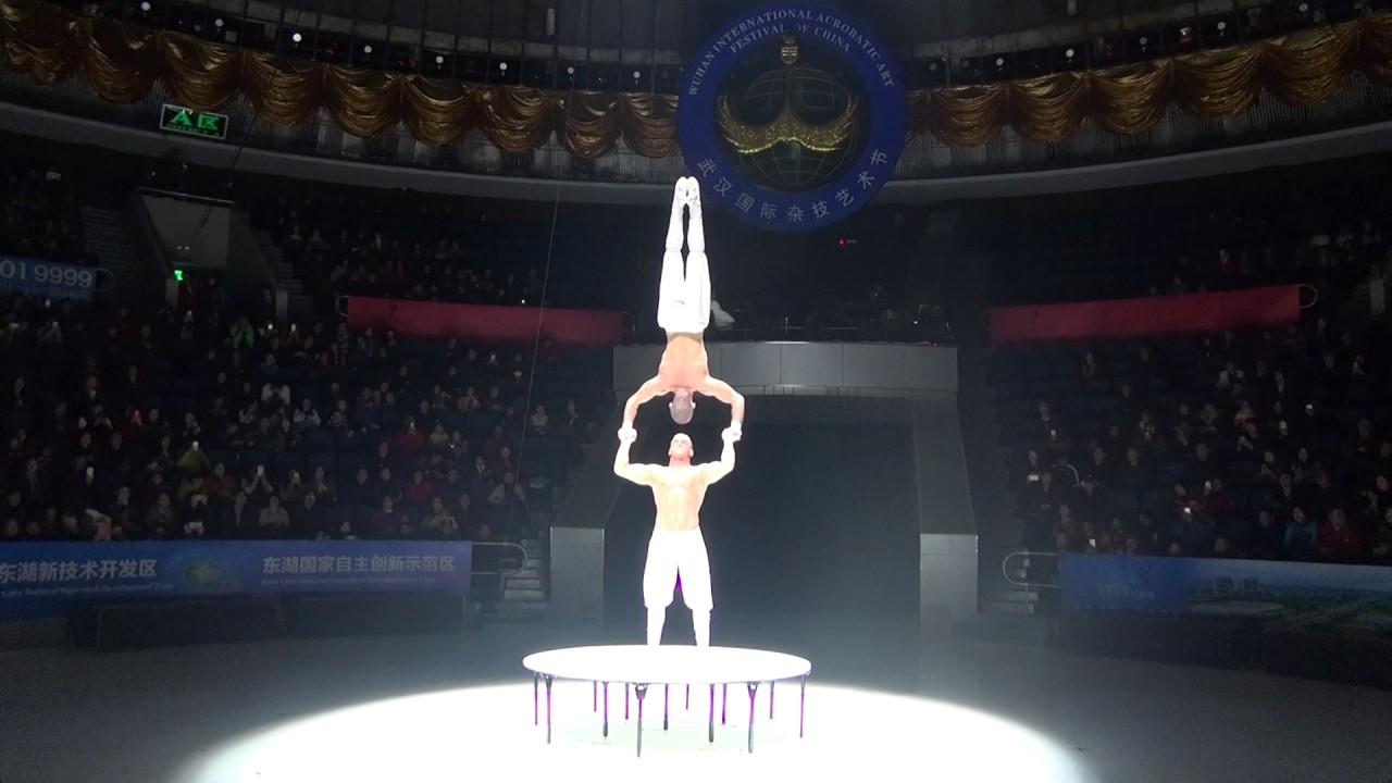 Силовые акробаты. Румыния. 12 Wuhan International Acrobatic Art Festival 2016