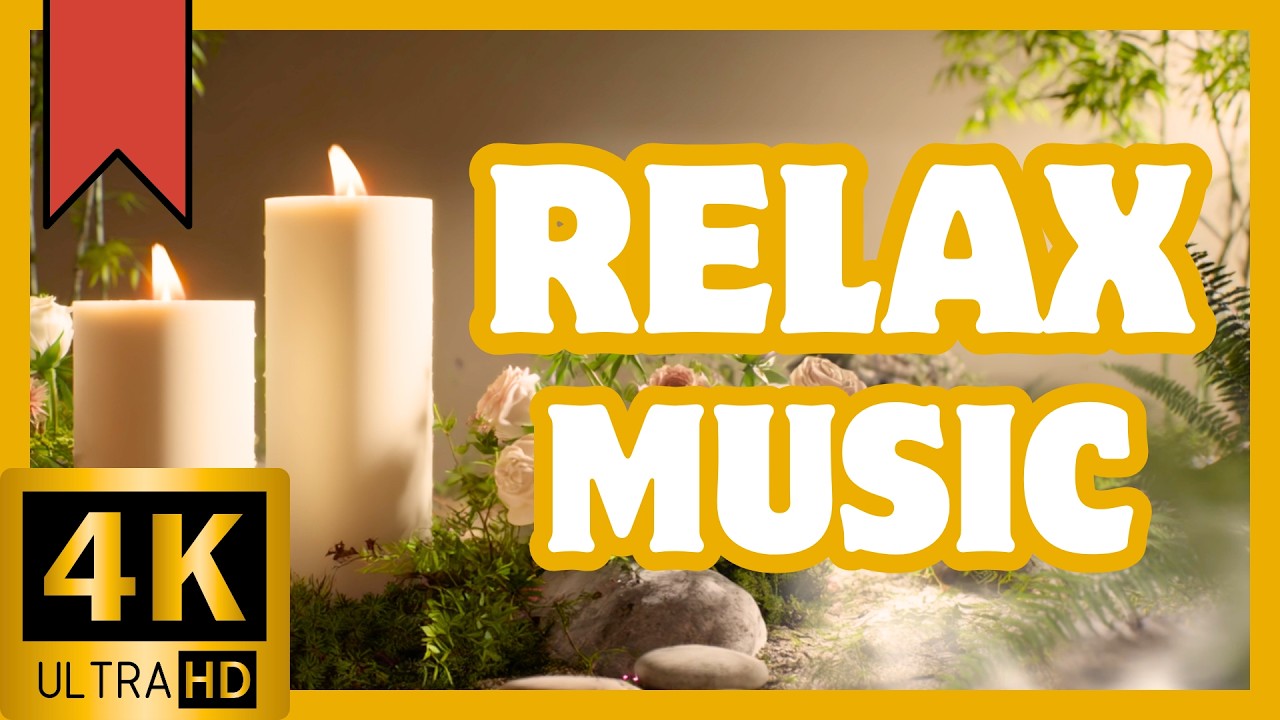Meditation Music 🌿 Relaxing Background Music to Calm Nerves & Reduce Stress (4K)