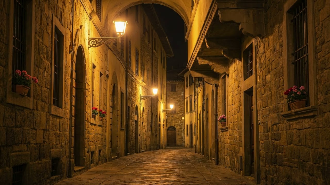 Italian Streets at Night 🌙 Chill Jazz Ambience | Vol. 11