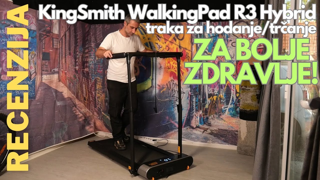 KingSmith WalkingPad R3 Hybrid recenzija  - sklopiva traka za hodanje i trčanje (24.08.2025)