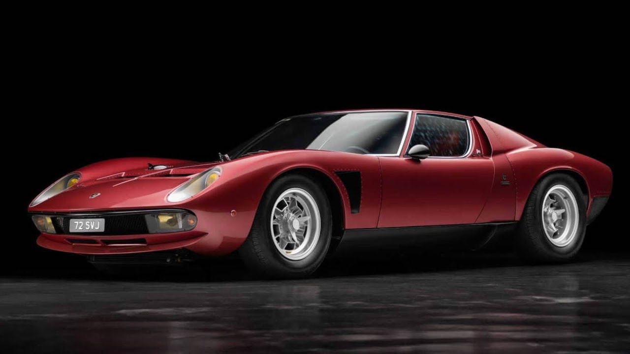 Lamborghini Miura SVJ V12 Engine Sound | Car Sounds