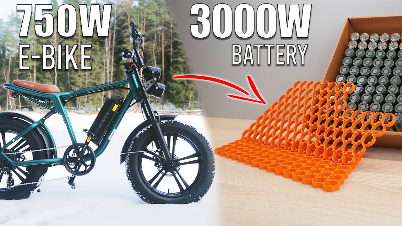 3000W E-Bike Conversion from a 750W Engwe M20 - Part 1