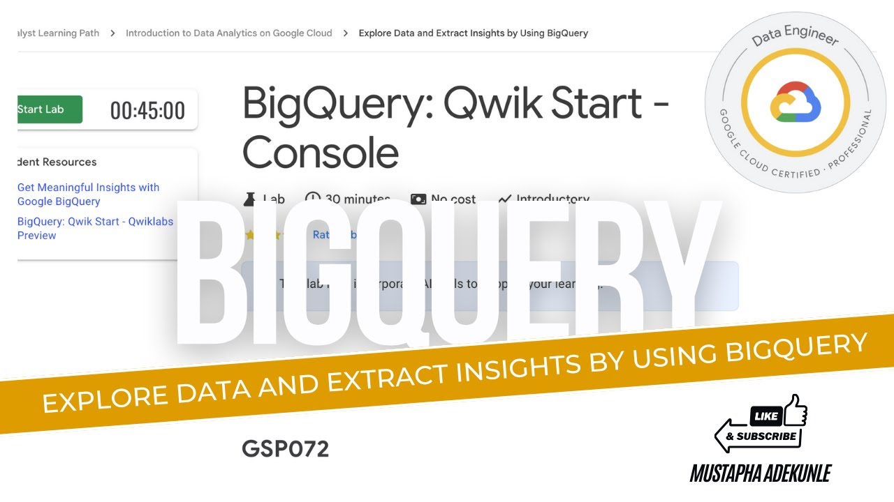 BigQuery: Qwik Start - Console with Explanation | GSP 072 | Cloud Skills Boost | Qwiklabs