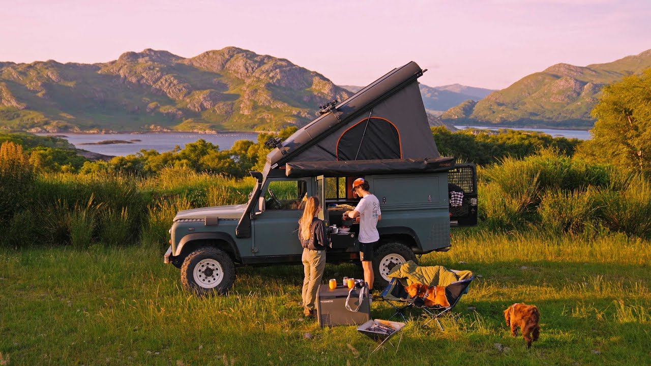 Wild Camping in Scotland | How we find the best OFF ROAD & 4x4 spots all to ourselves!