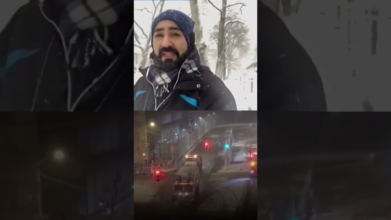 Chileno relata su experiencia durante intensa tormenta de nieve en Nueva York | Buenos días a todos