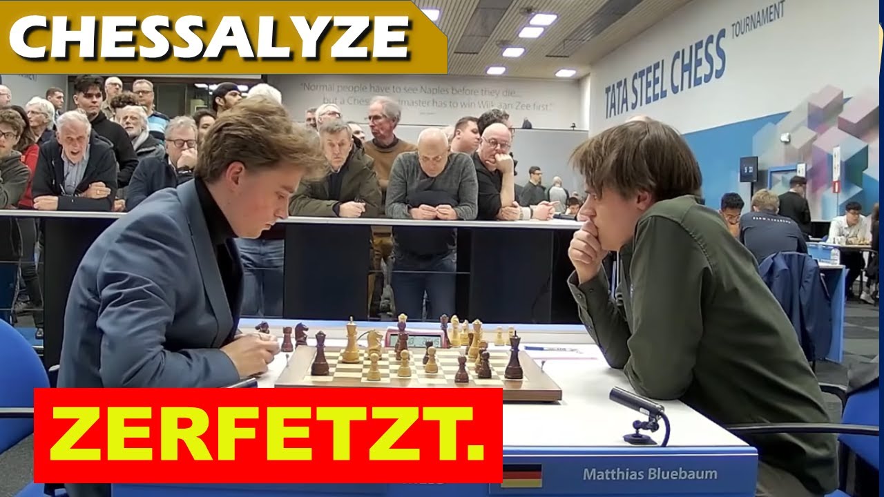 Schreit es heraus: KÖNIGSSICHERHEIT! | Keymer vs Blübaum | Tata Steel Chess Wijk aan Zee Runde 3
