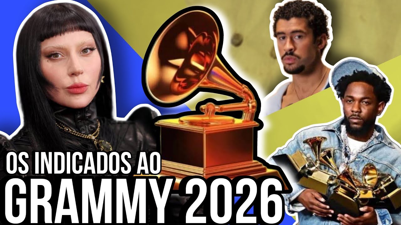 Grammy 2026: Kendrick Lamar, Lady Gaga e Bad Bunny — Todos os Indicados + Análise Completa!