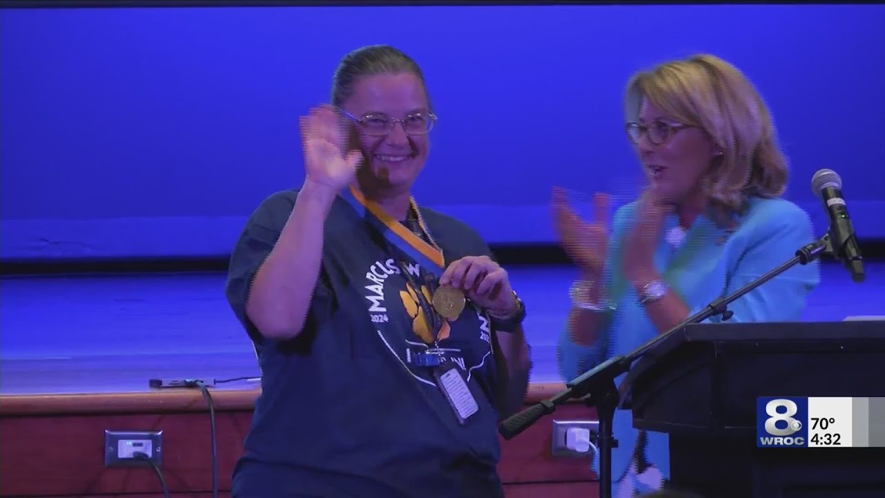 &lsquo;I had no idea!&rsquo;: Liberty Medal presented to Marcus Whitman CSD teacher&rsquo;s aide