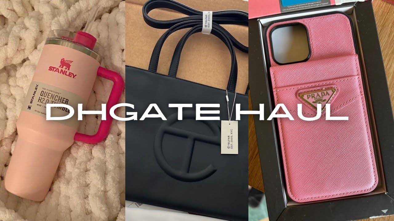 Collective Dhgate Haul - Stanley Cup, Hermes Sandals, Telfar Bag, Prada Phone Case
