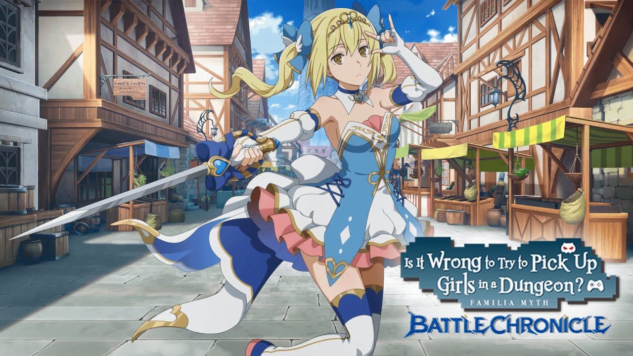 【ダンクロ】Lovely Blue Ais Wallenstein Danmachi Battle Chronicle Character Story