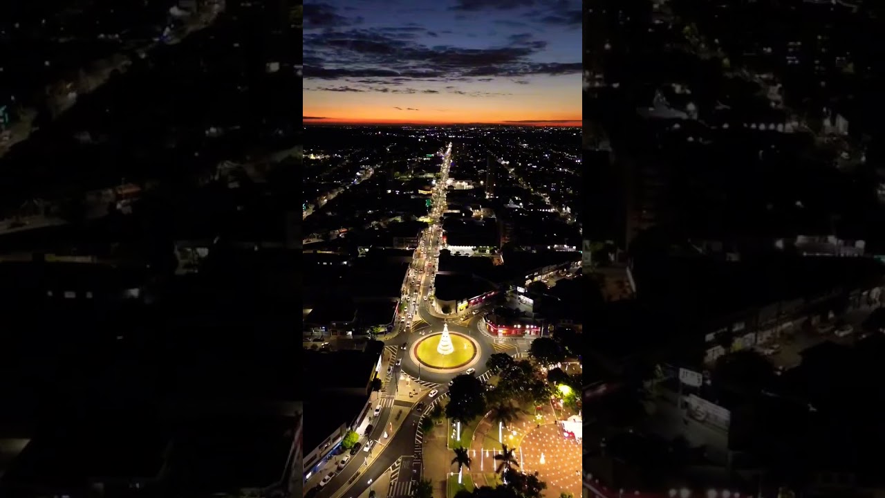 IBIPOR&Atilde;-PR ENFEITADA PARA O NATAL #ibipor&atilde;