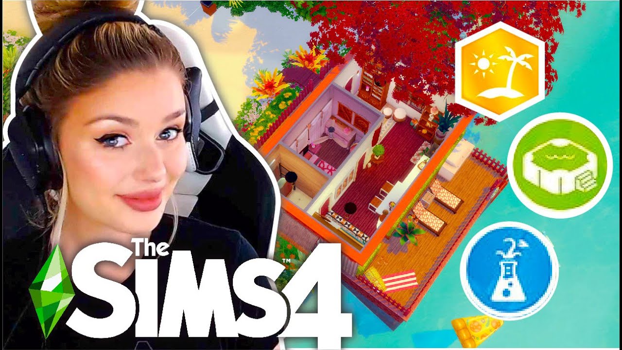 Using 3 RANDOM PACKS ONLY to Determine My Sims 4 Build CHALLENGE