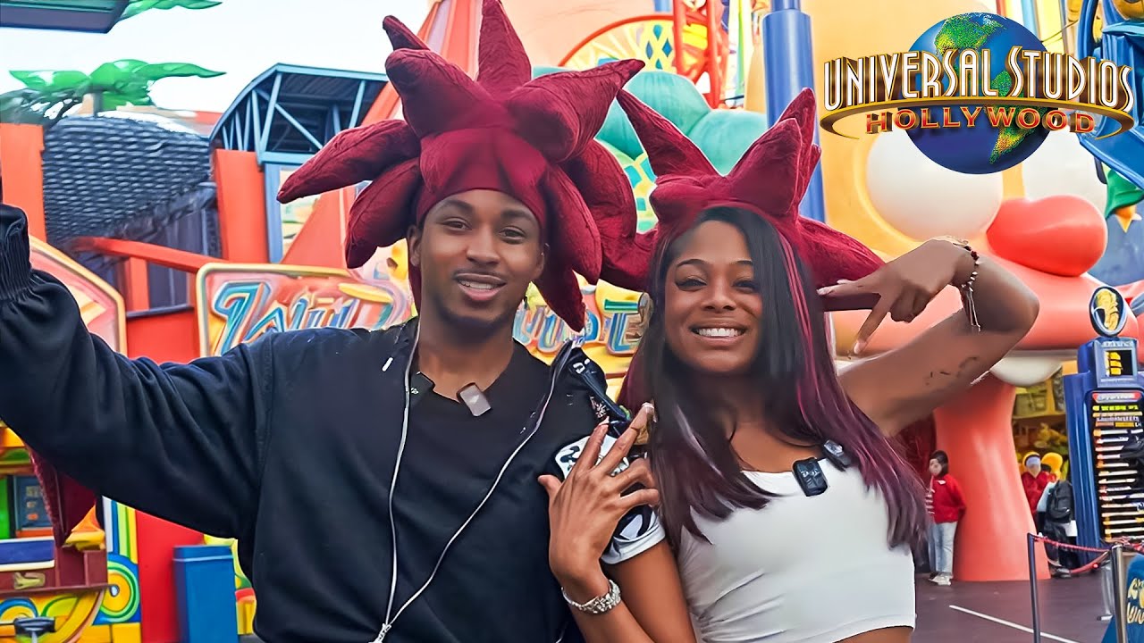 DDG & Zoe Spencer Go To Universal Studios!