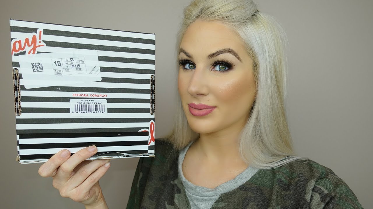SEPHORA PLAY UBOXING FEBRUARY 2018 | AUDEN HESSON