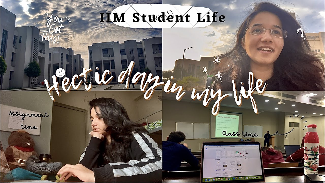 Hectic Day at IIM | IIM Vlogs | IIM Rohtak | Classes, Assignments, internship work & more