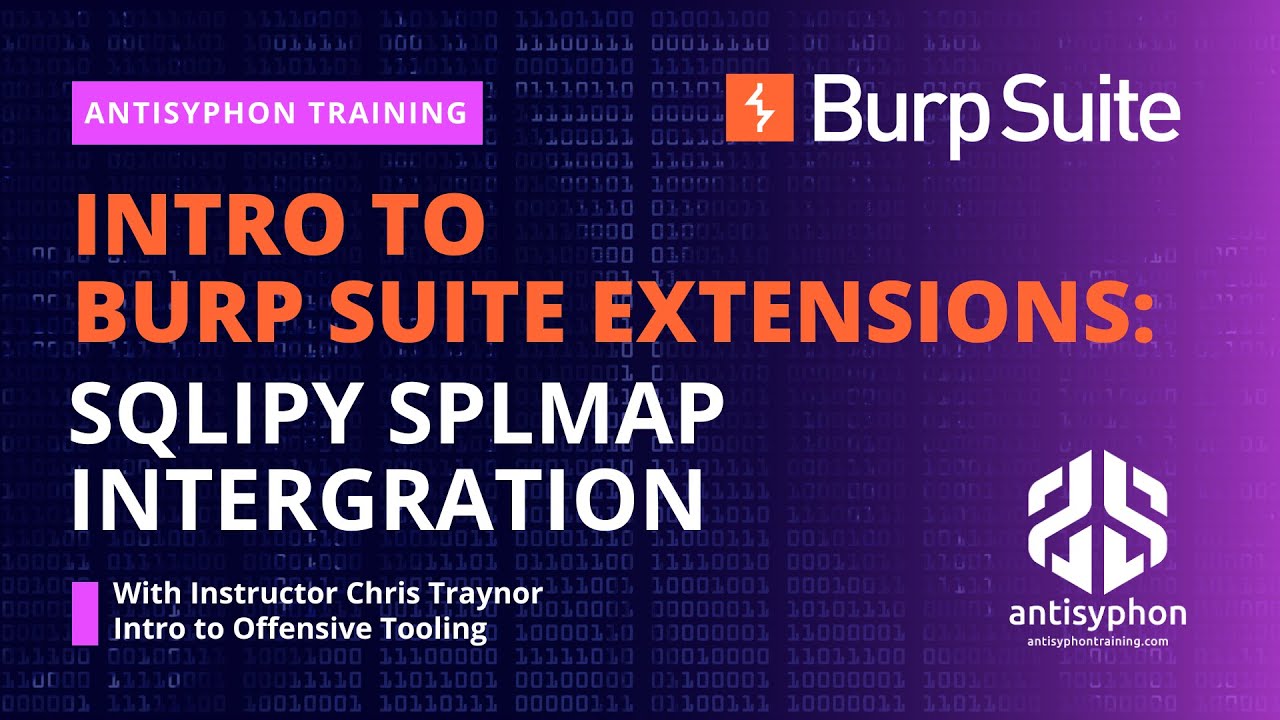 SQLiPY Splmap Integration | Intro To Burp Suite Extensions | Chris Traynor #burpsuite #webapp