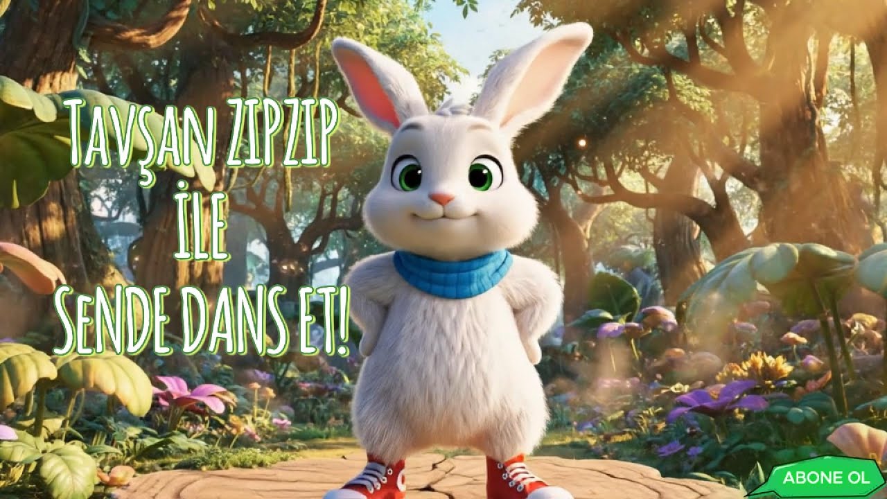 Zıp Zıp Tavşan Şarkısı 🐰 | Eğlenceli Çocuk Şarkıları#animation #çocukvideoları #tavşanzıpzıp