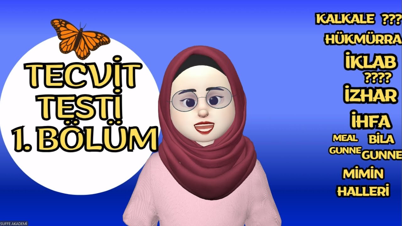 1. BÖLÜM TECVİD TESTİ ÇÖZELİM-TECVİT KONULARINDA SEVİYENİ ÖĞREN