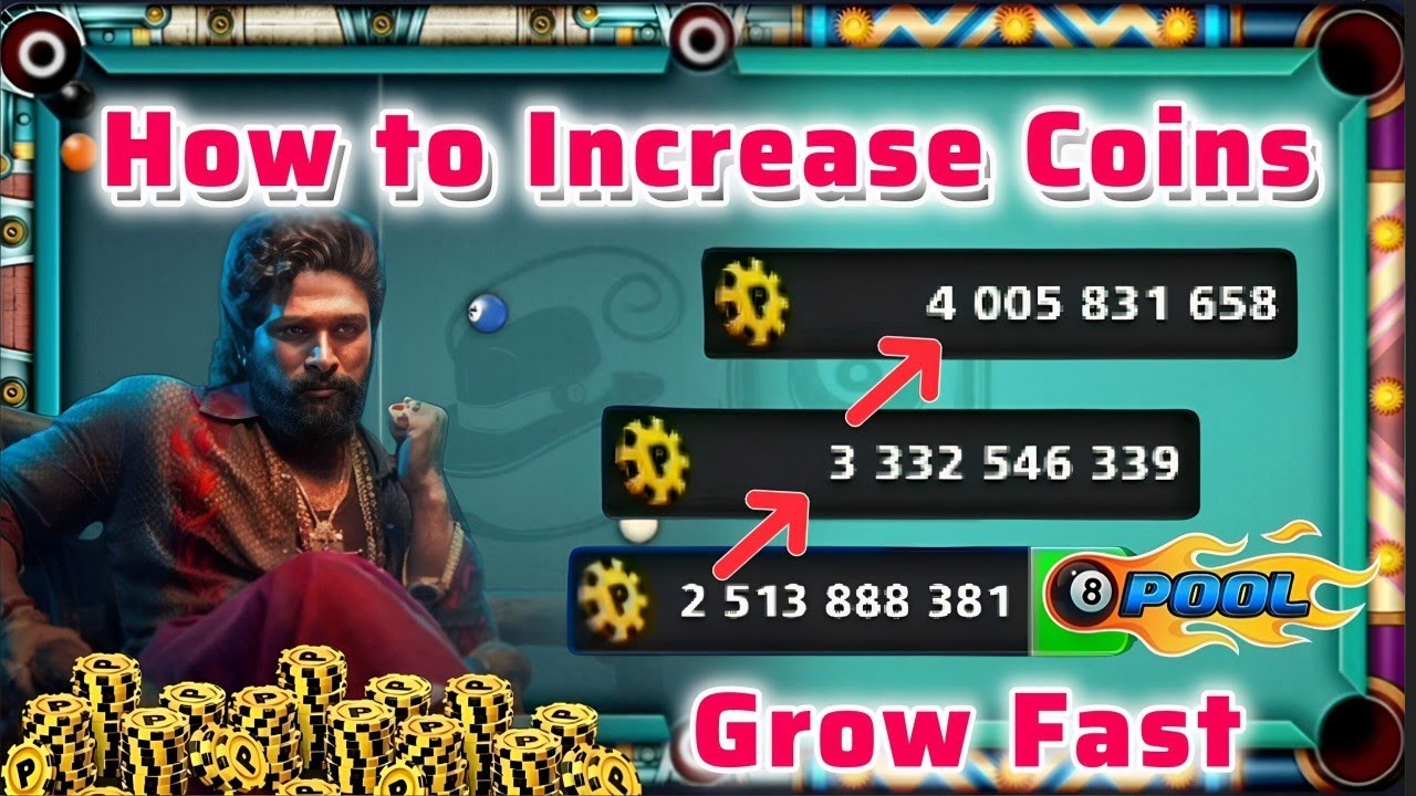 How to Increase Coins in 8 Ball Pool Trick