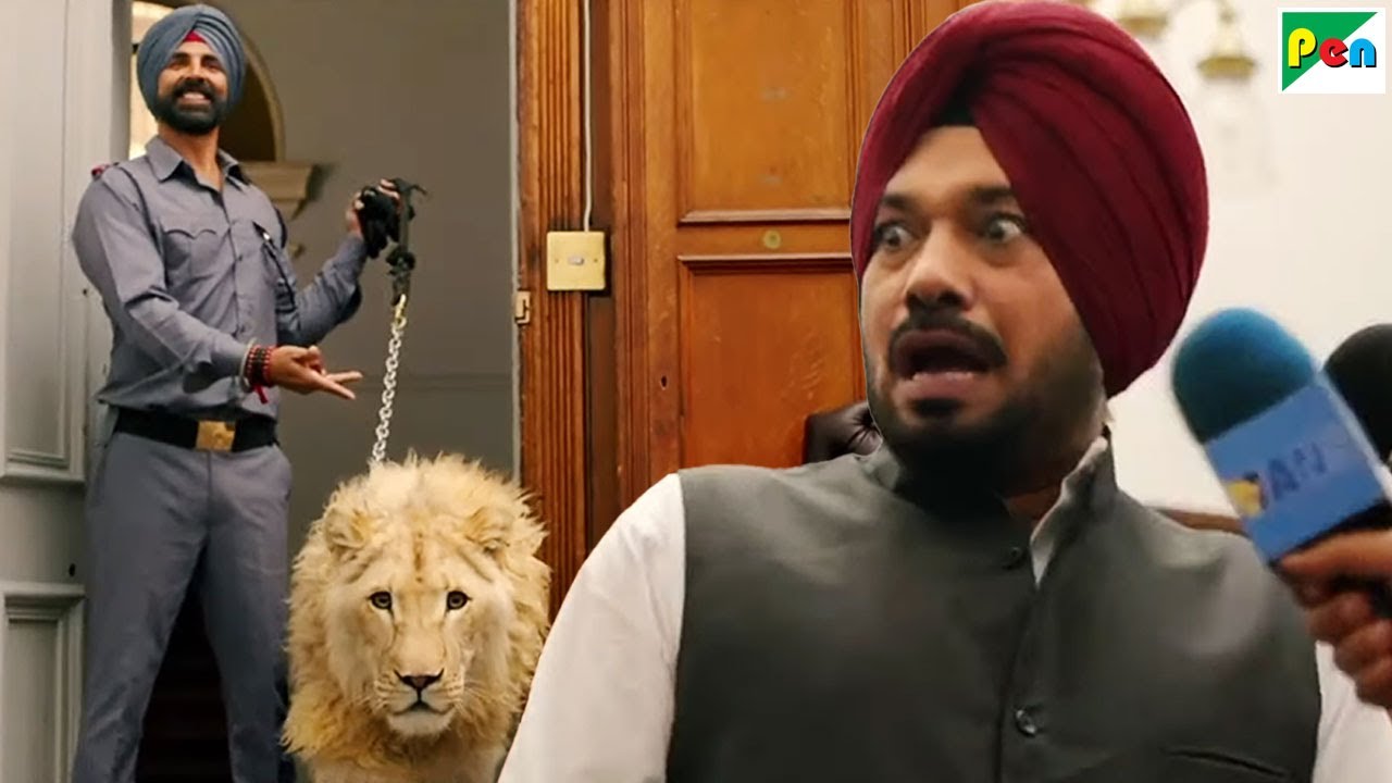 शेर को ढूंढ़कर मेयर साब के सामने किया पेश - Akshay Kumar - Singh Is Bliing