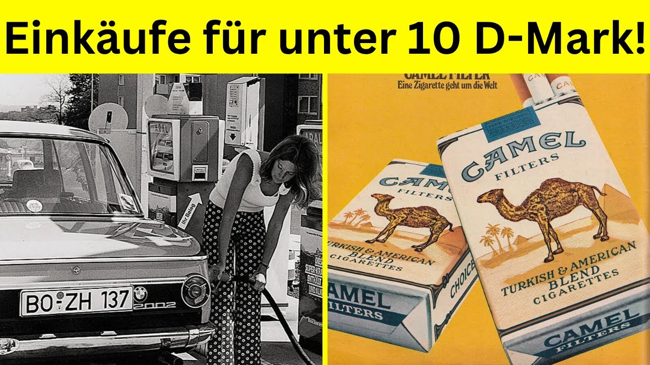 Preise in den 70er & 80er: 20 Alltagseinkäufe die weniger als 10 D-Mark gekostet haben