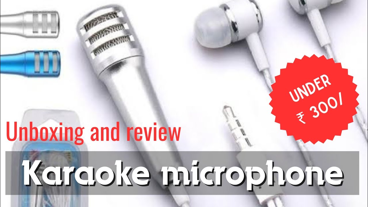 Mini Karaoke Mic for Audio Recording, Starmaker