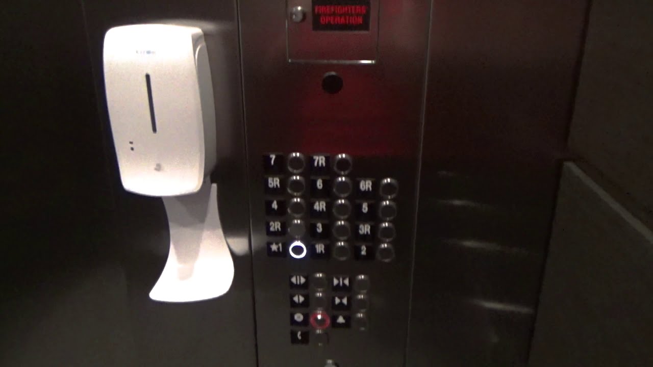 NEWLY REPLACED! KONE EcoDisc MRL Traction Elevators at The Residence Inn Downtown, Tampa, FL