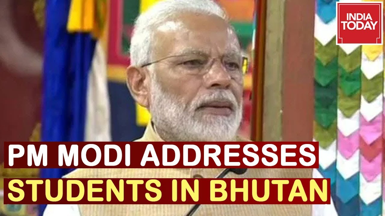 Watch PM Modi Addresses Royal University Students In Bhutan