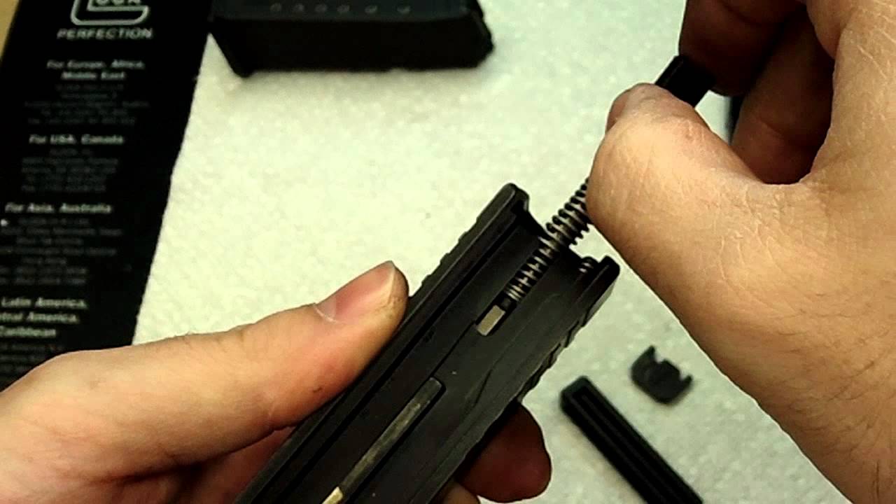Glock Slide Disassembly & Reassembly