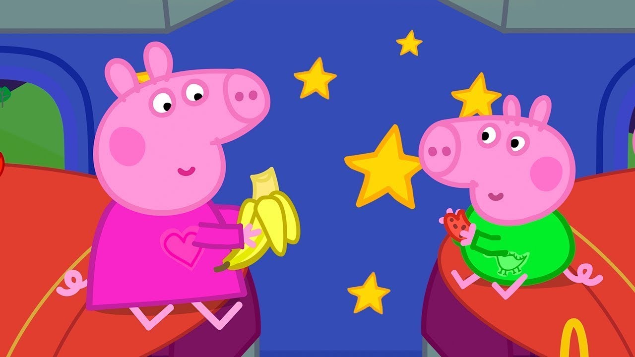 Dining on the Sleeper Train 🚂 | Peppa Pig Tales Full Episodes