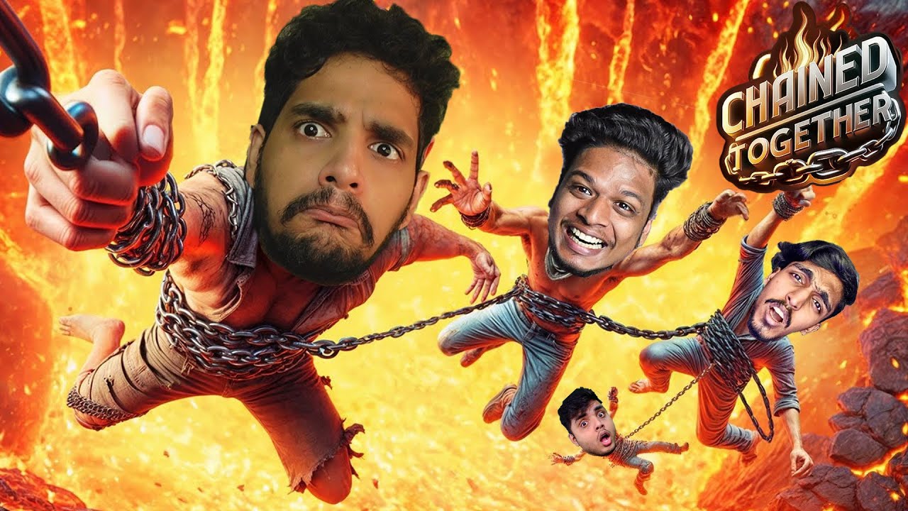 WE ALMOST FELL DOWN !! Chained Together | Malayalam