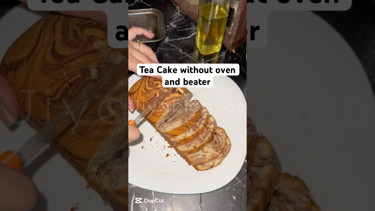 Tea cake without oven and beater! 