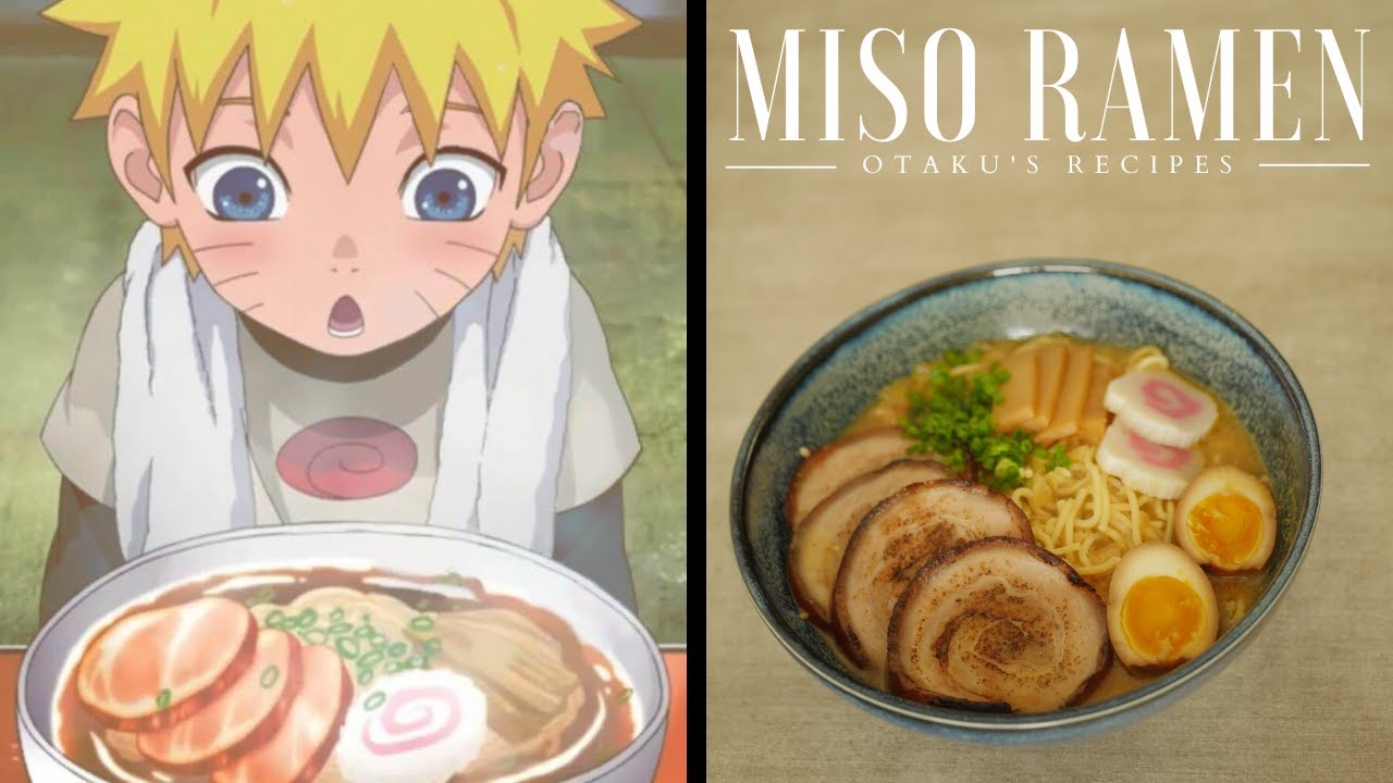 Como fazer Miso Ramen do Naruto - FÁCIL (How to make Naruto Miso Ramen - EASY)